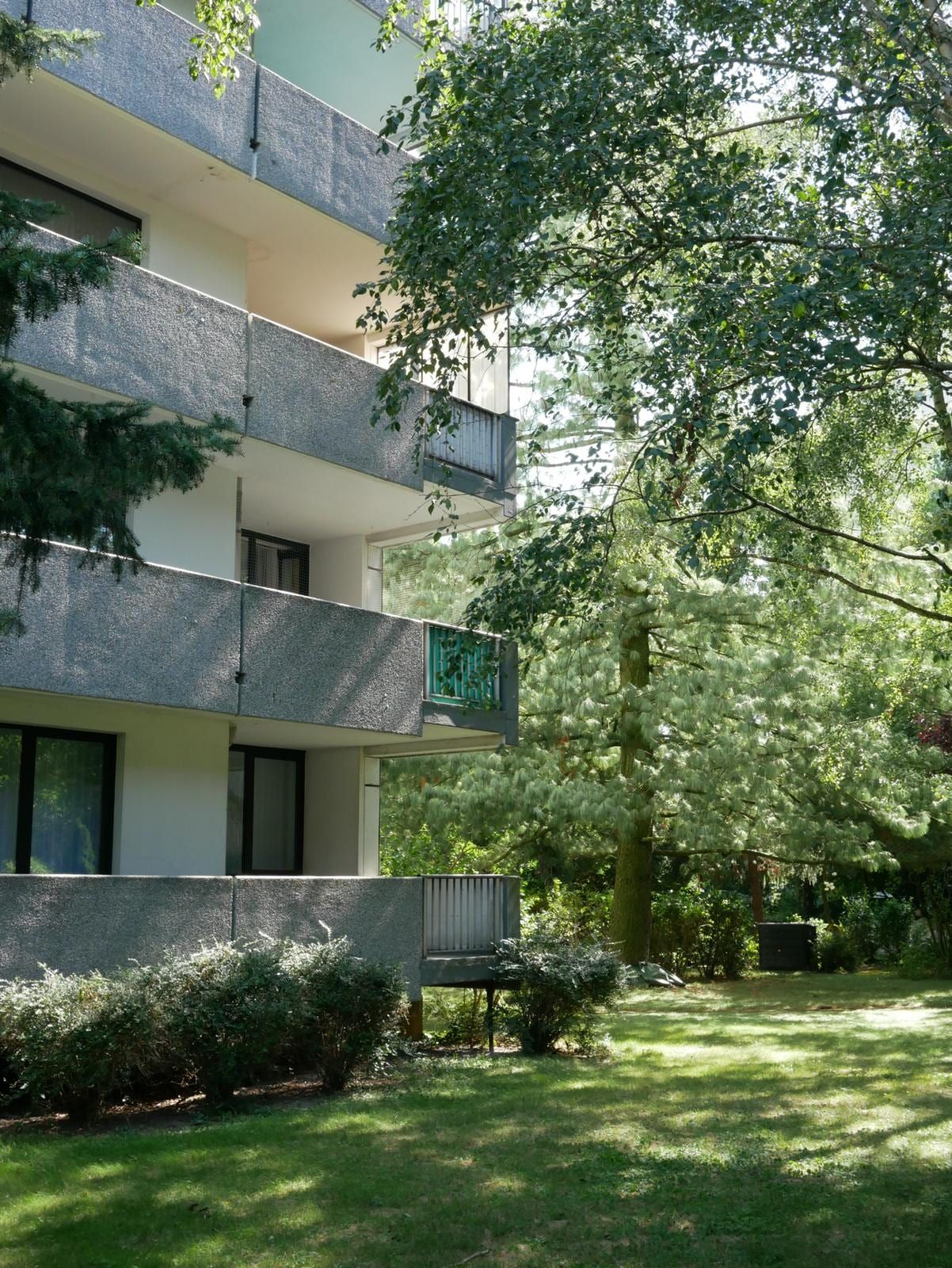 Außenbereich hinter dem Haus